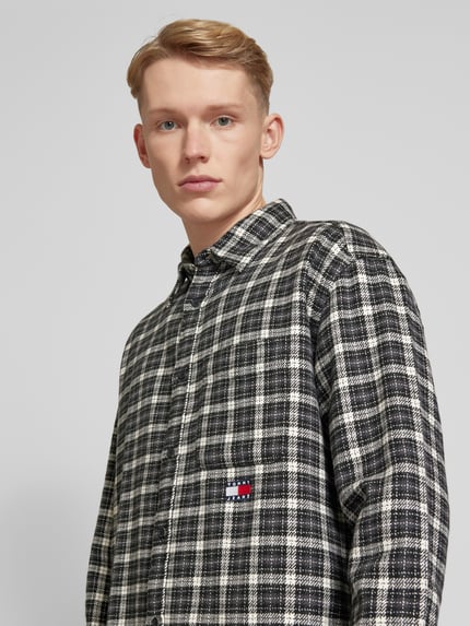 Tommy Jeans Vrijetijdsoverhemd met knoopsluiting Zwart - 3