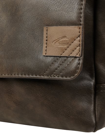 camel active Messenger Bag in Leder-Optik Mittelbraun 3