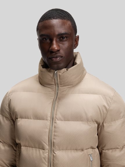 BOSS Regular Fit Daunenjacke mit abnehmbarer Kapuze Dunkelbraun 3