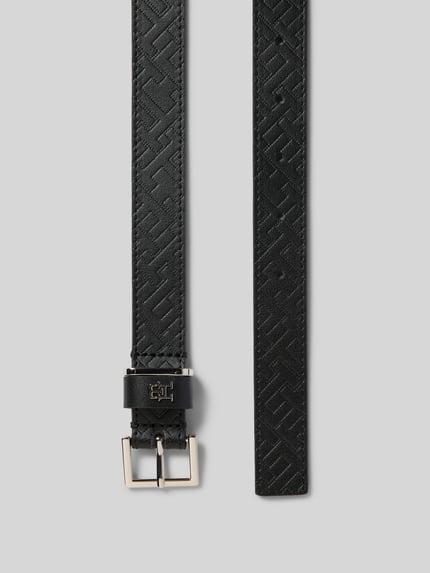 Tommy Hilfiger Leren riem met logo-monogram Zwart - 3