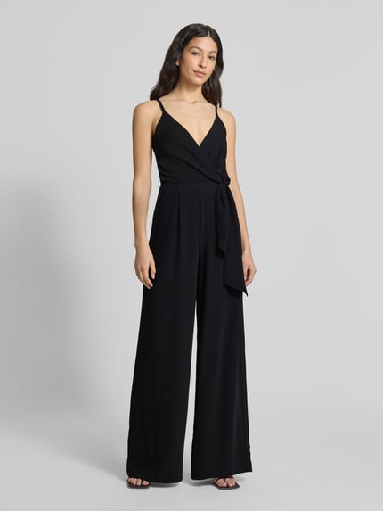 Jake*s Cocktail Jumpsuit met knoopdetail Zwart - 4