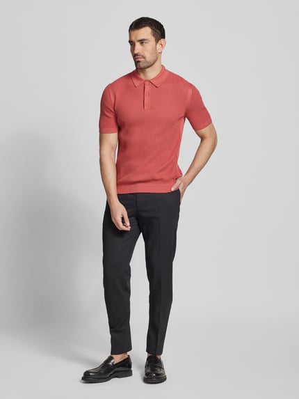 JOOP! JEANS Slim Fit Poloshirt mit Polokragen Lachs 1