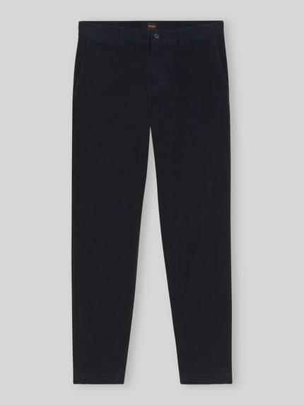 BOSS Orange Tapered Fit Chino aus Baumwoll-Mix Marine 2