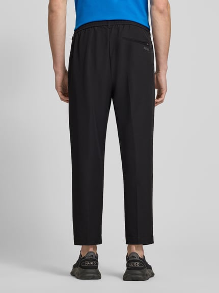 BOSS Green Tapered Fit Anzughose aus bügelleichtem Material Modell 'T_CONVERT'  Black 5