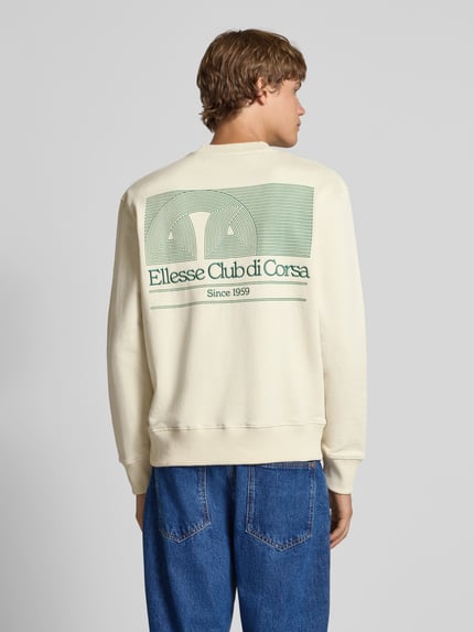 ellesse Bluza z wyhaftowanym logo Złamany biały 5