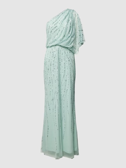 Adrianna Papell Abendkleid mit Paillettenbesatz Mint 2