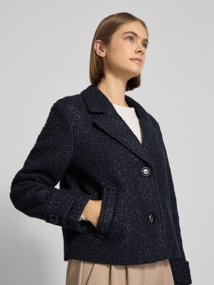 ONLY Regular Fit Jacke mit Teddyfell Modell 'VALERIA' Marine 3