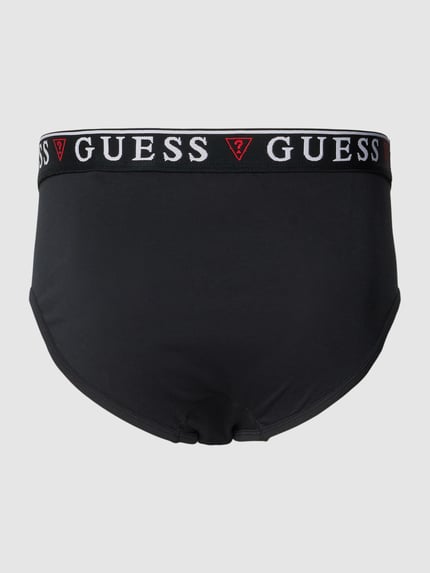 GUESS Slip met elastische band model 'BRIAN HERO' in set van 3 Lichtgrijs gemêleerd - 3