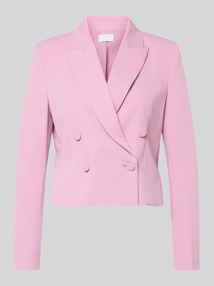Zweireihiger Blazer mit Reverskragen Shop The Look MANNEQUINE