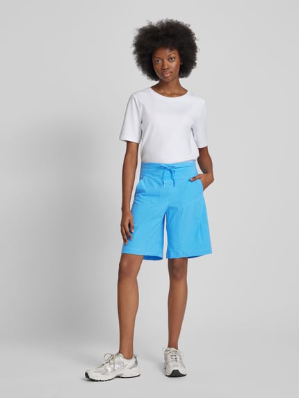 Raffaello Rossi Shorts in unifarbenem Design Blau 1