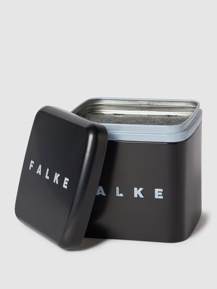 FALKE Socken mit Label-Detail im 3er-Pack Modell 'FALKE HAPPY' Black 3