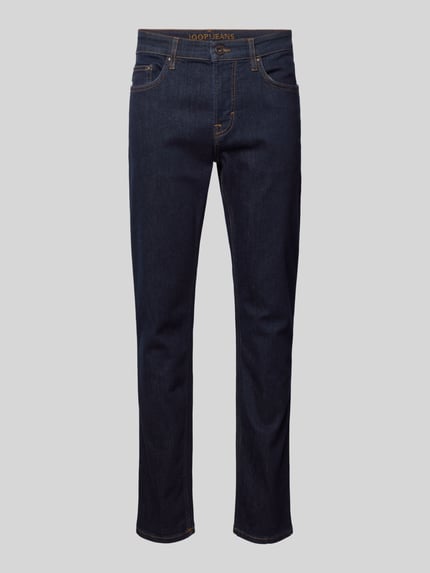 JOOP! JEANS Regular Fit Jeans mit Kontrastnähten Modell 'Mitch' Dunkelblau 2