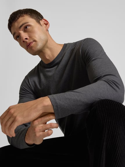 RAGMAN Longsleeve met ronde hals Antraciet - 3