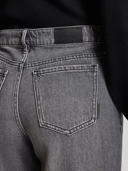 Armani Exchange Wide Fit Jeans im 5-Pocket-Design Mittelgrau 3