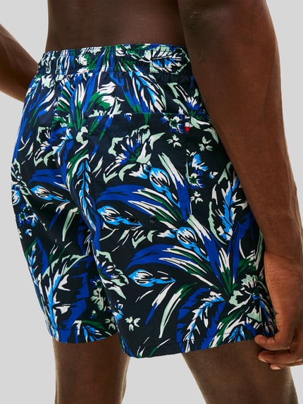 Tommy Hilfiger Regular Fit Badeshorts mit Allover-Muster Marine 3