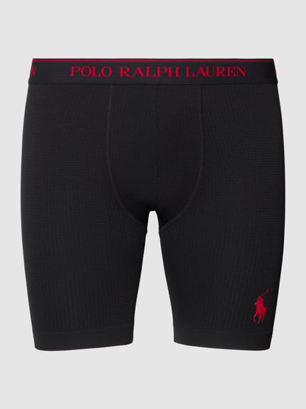 Polo Ralph Lauren Underwear Boxershort met mesh inzetten, model 'LIGHT SPORT HEATHER' Zwart - 2