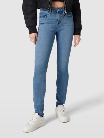 Levi's® 300 Skinny Fit Jeans im 5-Pocket-Design Modell 311™ SHAPING SKINNY Blau 4