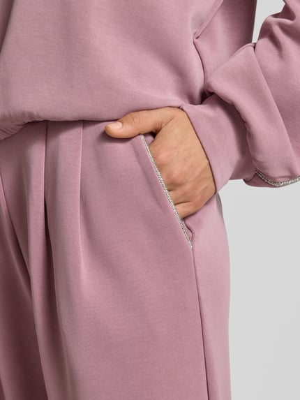 EA7 Emporio Armani Sweatpants mit elastischem Bund Rose 3
