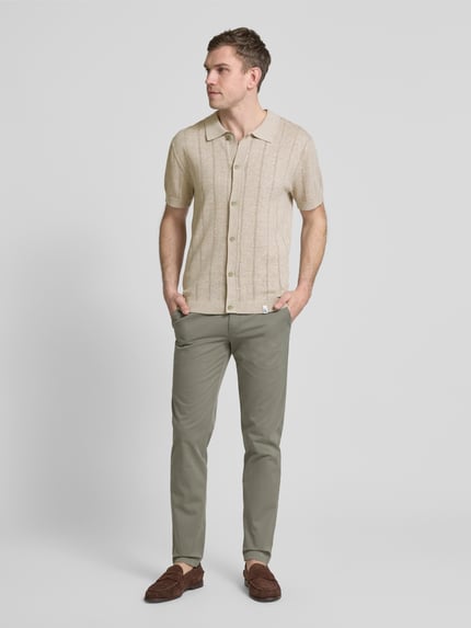 Colours & Sons Regular fit vrijetijdsoverhemd met halflange mouwen Beige - 1