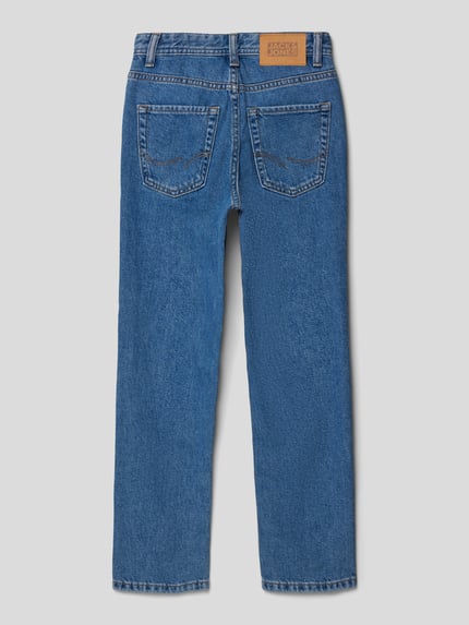 JACK & JONES Jeans met labelpatch, model 'CLARK' Blauw - 3