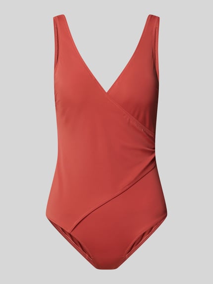 MAGIC Bodyfashion Badeanzug in Wickel-Optik Rot 1