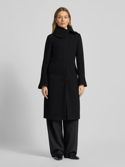 Emporio Armani Mantel mit Stehkragen Black 4