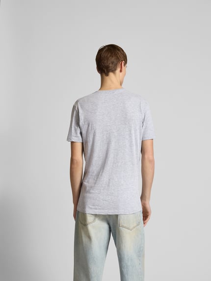 Dsquared2 T-shirt z nadrukiem z logo Jasnoszary melanż 5