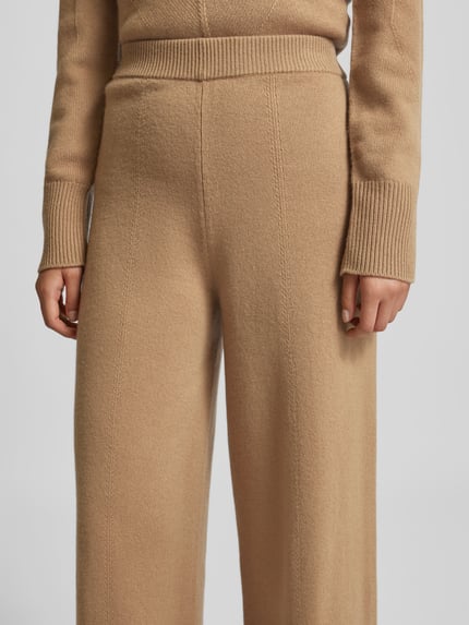 Joseph Stoffen broek met elastische band Lichtbruin - 3