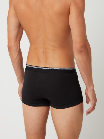 Jockey Trunks aus Baumwolle im 2er-Pack Black 4