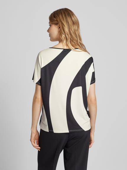 Oui T-shirt met ronde hals Zwart - 5