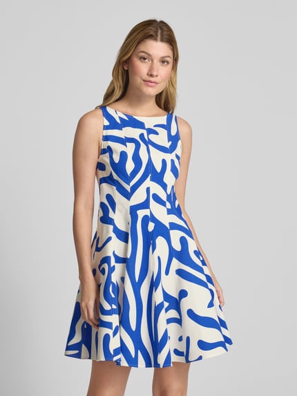 GUIDO MARIA KRETSCHMER WOMAN Minikleid mit gelegten Falten Modell 'ISABELLE' Bleu 4