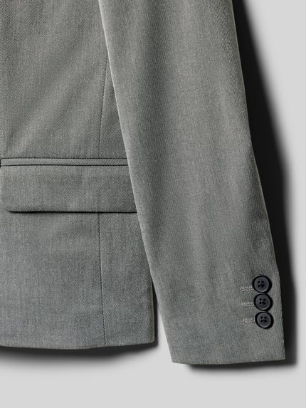 JACK & JONES Blazer met klepzakken, model 'BUSHWICK ASHTON' Middengrijs gemêleerd - 2