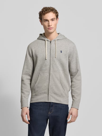 Polo Ralph Lauren Bluza rozpinana z kapturem Jasnoszary melanż 4