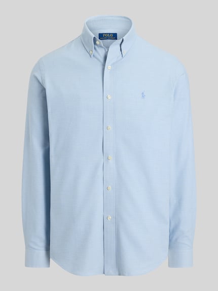 Polo Ralph Lauren Regular Fit Freizeithemd aus Baumwollmix Hellblau 2
