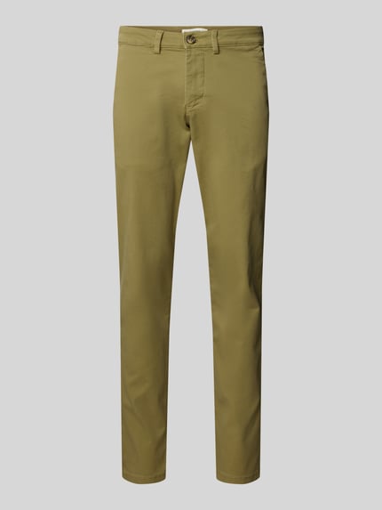 Selected Slim Fit Chino aus Baumwoll-Mix Modell 'NEW MILES' Khaki 2