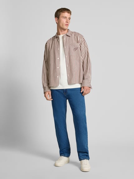 Marc O'Polo DENIM Straight Fit Jeans aus reiner Baumwolle Modell 'SVERRE' Blau 1