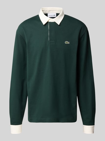 Lacoste Poloshirt mit Logo-Patch Bottle 1