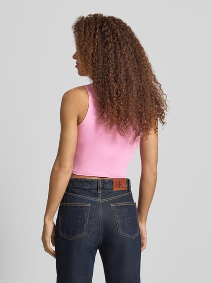 NOISY MAY® Kort top met knoopdetail model 'TWIGGI' Roze - 5