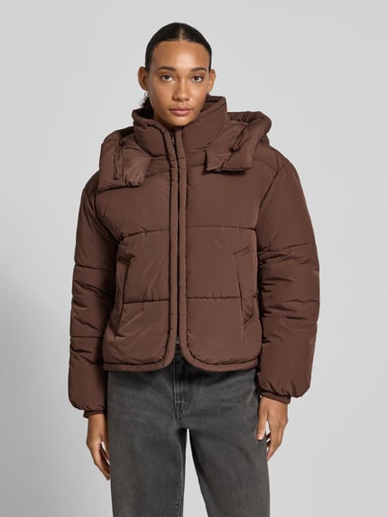 ONLY Bomberjacke mit abnehmbarer Kapuze Modell 'ONLCORNELIA' Schoko 4