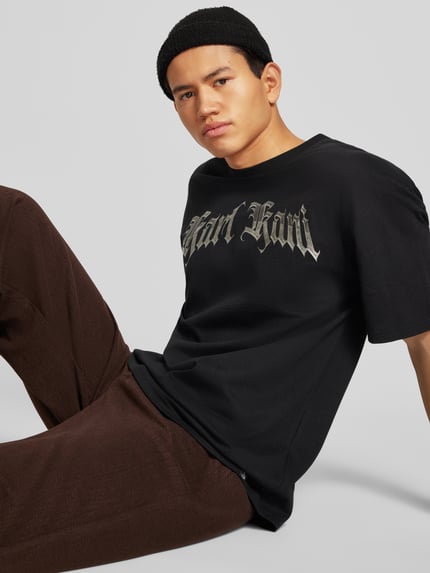 Karl Kani T-Shirt mit Label-Print Black 3