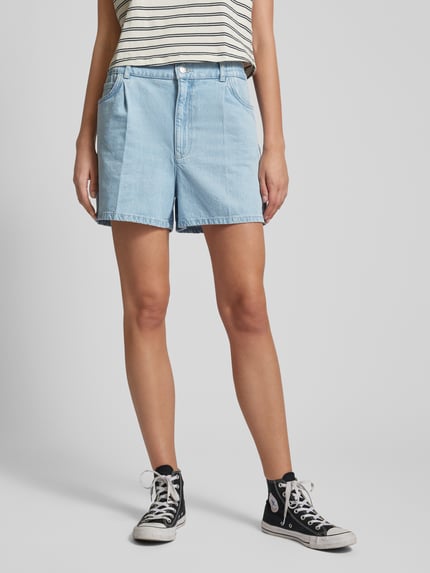 Jake*s Studio Woman Korte jeans met elastische band Lichtblauw gemêleerd - 4