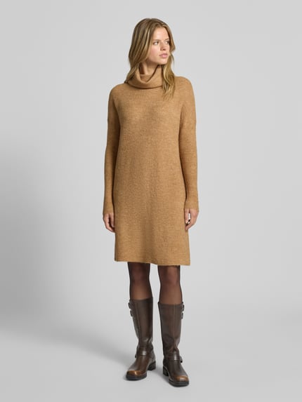 ONLY Strickkleid mit Woll-Anteil Modell 'JANA' Sand Melange 4