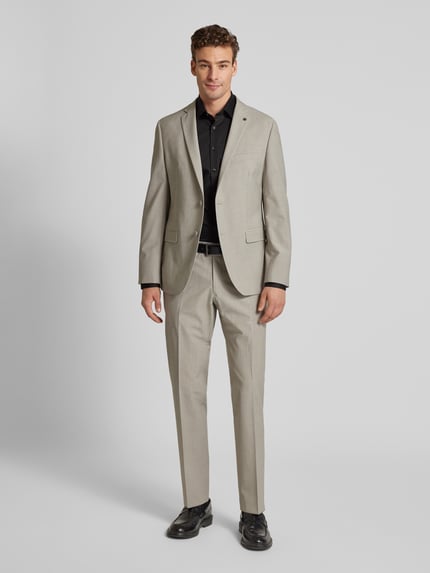 OLYMP Level 5 Slim fit zakelijk overhemd met kentkraag Zwart - 1