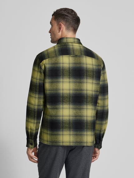 Jake*s Studio Men Hemdjacke mit Umlegekragen Black 5