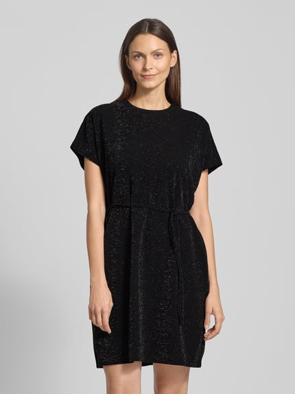 Selected Oversized Kleid mit Bindegürtel Modell 'SANDRA' Black 4