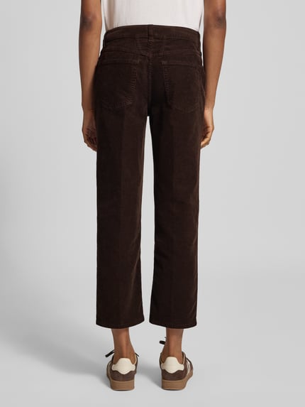 Closed Straight Fit Jeans in Cord-Optik Modell 'Milo' Schoko 5