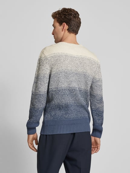 RAGMAN Gebreide pullover met ronde hals Koningsblauw - 5