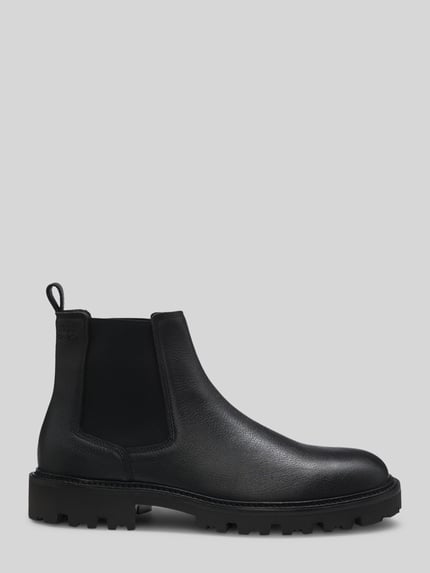 BOSS Chelsea Boots aus echtem Rindsleder Black 3