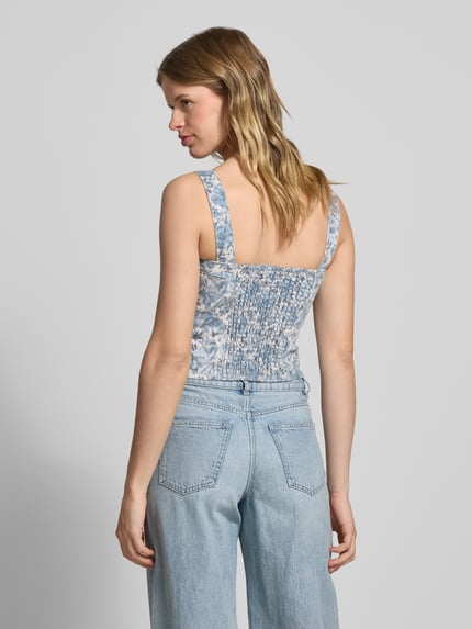 Levi's® Korte top met deelbare ritssluiting, model 'OPHELIA' Lichtblauw - 5