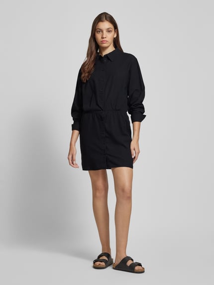 Gina Tricot Overhemdjurk met knoopsluiting Zwart - 1